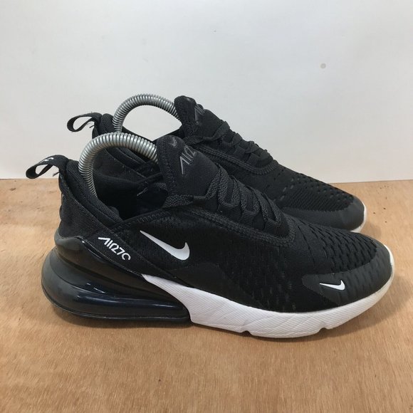 Nike Shoes - Nike Womens Air Max 270 Running Shoes Size 7.5 Black White Anthracite